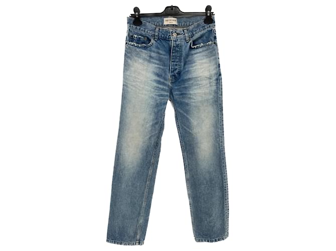 BALENCIAGA Jeans T.US 25 cotton Blu Cotone  ref.1301931
