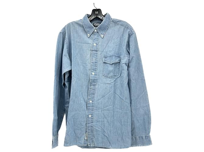 POLO RALPH LAUREN  Shirts T.International L Cotton Blue  ref.1301945