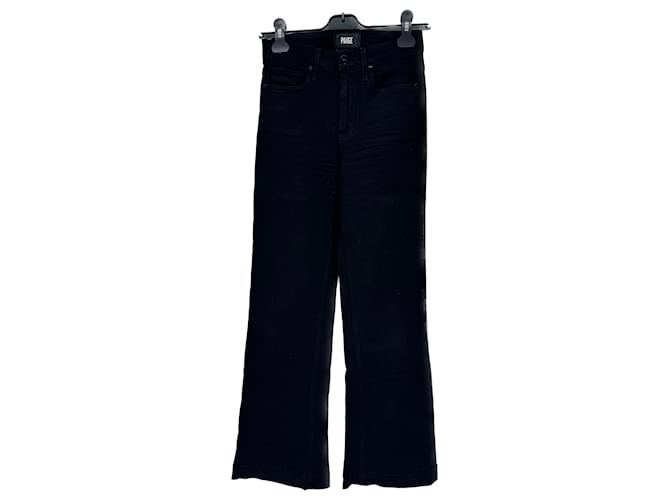 PAIGE Jeans T.US 25 Baumwolle Schwarz  ref.1301955