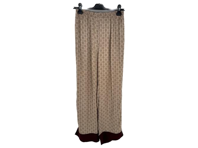 Autre Marque Ragdoll trousers T.International XS Viscose Beige  ref.1301958
