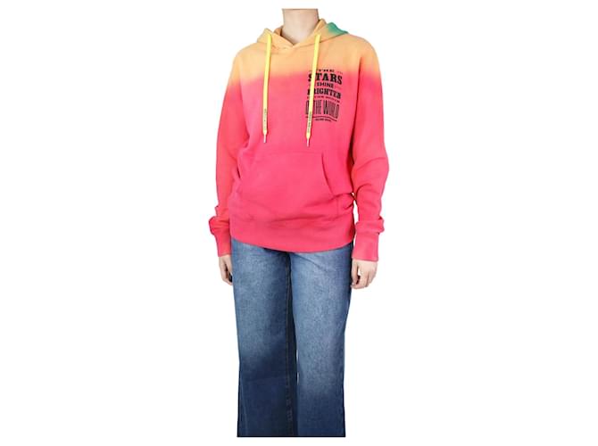 Golden Goose Multicolour dip-dye hoodie - size L Multiple colors Cotton  ref.1302171