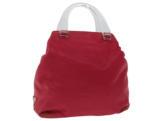 PRADA Hand Bag Nylon Pink Auth 67235  ref.1302232