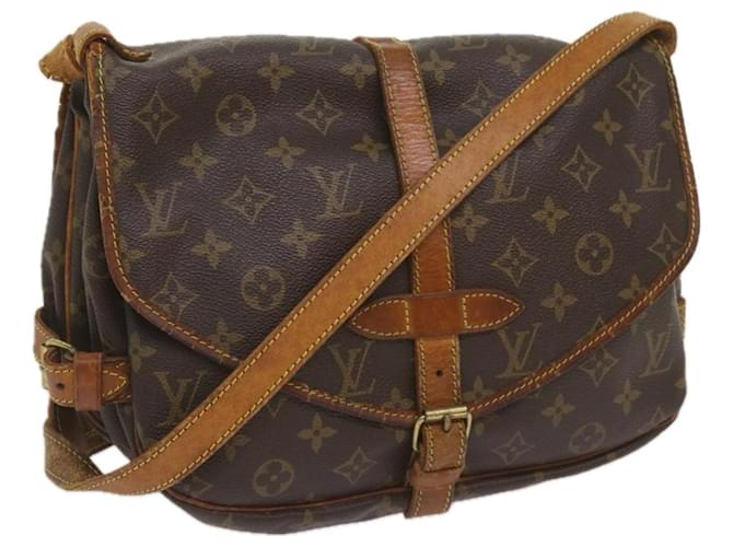 Louis Vuitton Monogram Saumur 30 Shoulder Bag M42256 LV Auth 67596 Cloth  ref.1302267