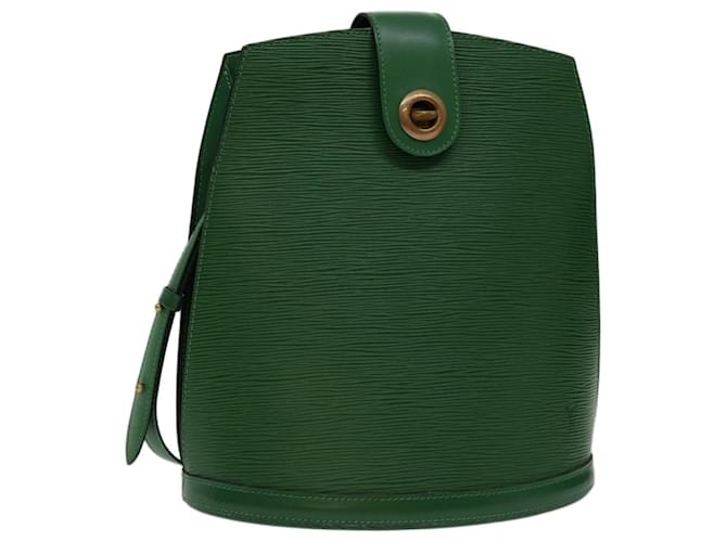 LOUIS VUITTON Epi Cluny Shoulder Bag Green M52254 LV Auth 68415 Leather  ref.1302309