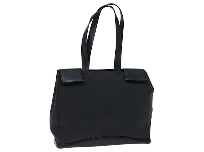 PRADA Tote Bag Toile Noir Auth bs12519  ref.1302339