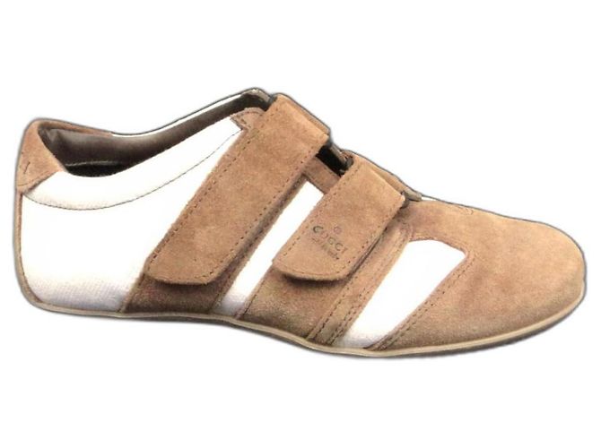 Gucci-Sneaker Größe 36,5 Weiß Beige