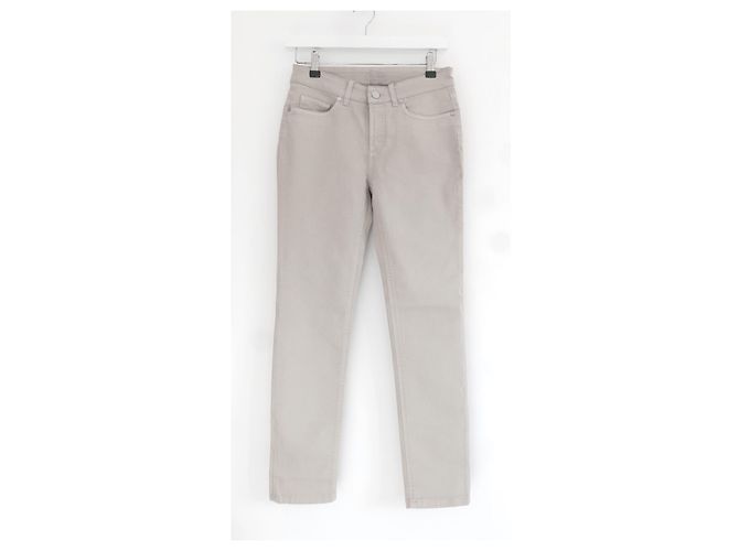 Loro Piana Mathias Light Denim Hose Beige