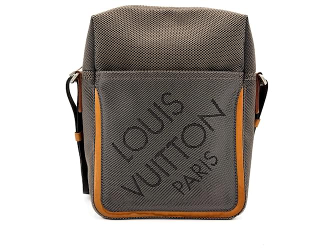 Louis Vuitton Tela Citadina 2-Bolsa mensageiro Ways Damier Geant Terre Marrom Lona  ref.1302411