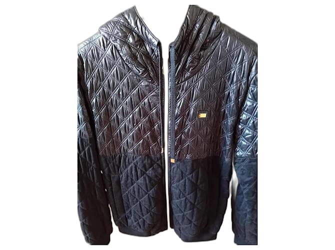 Dolce & Gabbana Ropa de abrigo para hombre Negro Algodón  ref.1302482