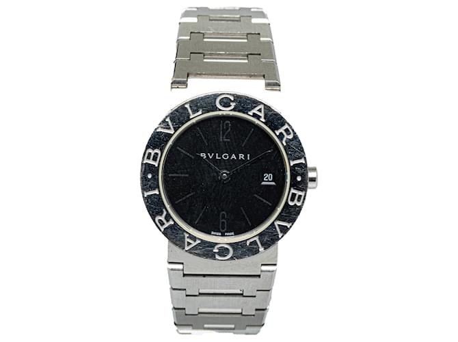 Bulgari Bvlgari Silver Quartz Stainless Steel Watch Silvery Metal  ref.1302574