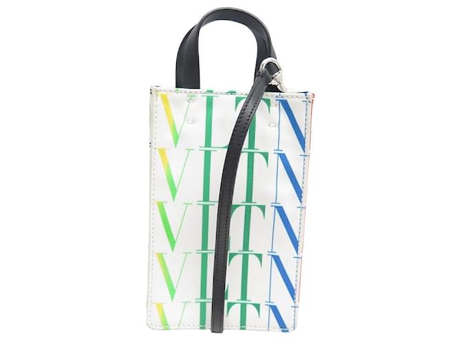 SAC A MAIN VALENTINO VLTN TIME POUCH VY2B0A09JPY BANDOULIERE HAND BAG PURSE Toile Multicolore  ref.1302601