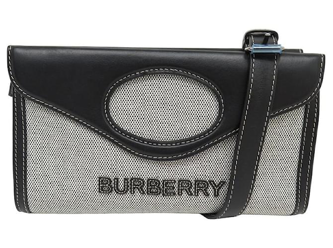 NEW BURBERRY TOPSTITCHED MINI CLUTCH HANDBAG 8039506 SHOULDER BAG Leather  ref.1302695