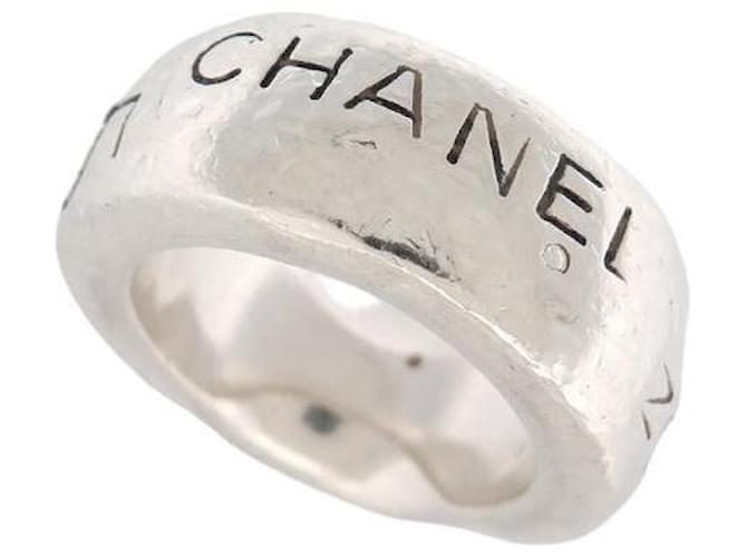 CHANEL CAMBON T RING56 in Sterling Silver 925 27GR SILVER STERLING RING Silvery  ref.1302714