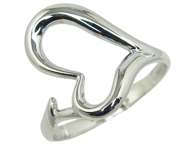 Autre Marque Platinum Heart Ring Metal  ref.1302800