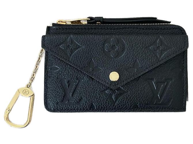 Louis Vuitton Tarjetero Doble Negro