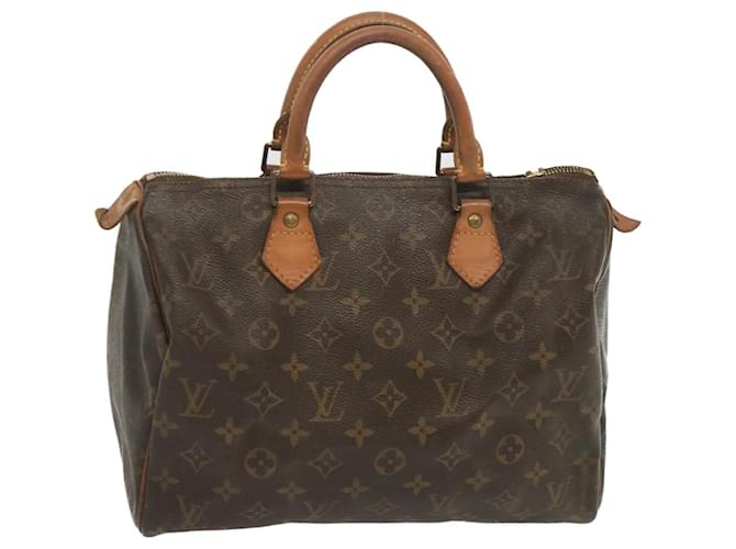Louis Vuitton Monogram Speedy 30 Hand Bag M41526 LV Auth 68462 Cloth  ref.1302881