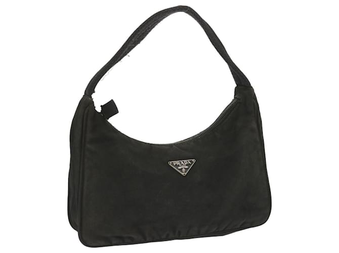 PRADA Hand Bag Nylon Black Auth 67987  ref.1302889