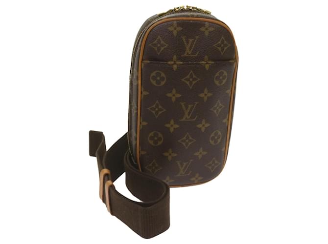 LOUIS VUITTON Monogram Pochette Gange Shoulder Bag M51870 LV Auth 59600 Cloth  ref.1302915