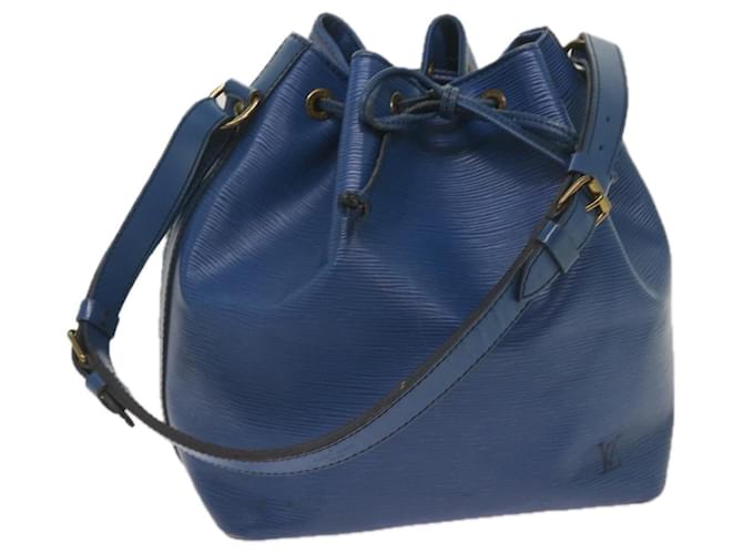 LOUIS VUITTON Epi Petit Noe Shoulder Bag Blue M44105 LV Auth 68457 Leather  ref.1302917
