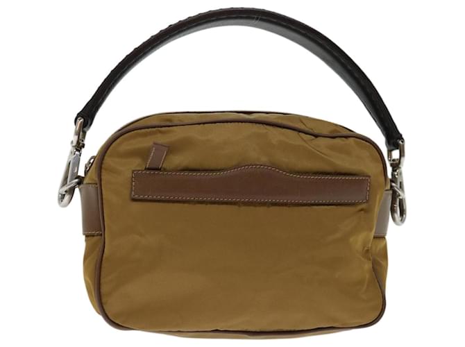 PRADA Shoulder Bag Nylon Brown Auth ki4171  ref.1302936