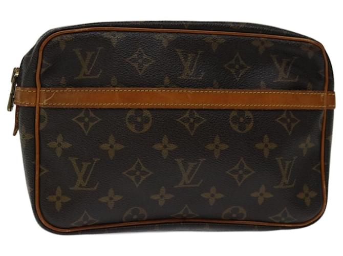 Louis Vuitton Monogram Compiegne 23 Clutch Bag M51847 LV Auth yk10999 Cloth  ref.1302949