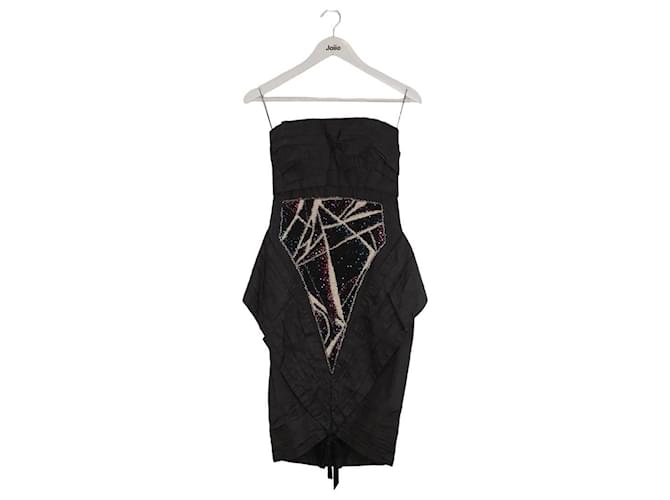 Chanel Silk dress Black  ref.1302992