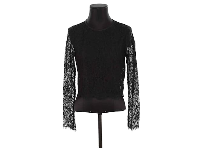 The Kooples Lace blouse Black  ref.1302998