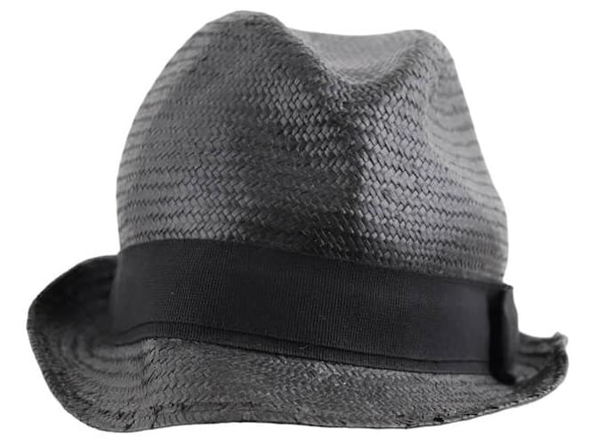 Gucci Black hat Wicker  ref.1303001