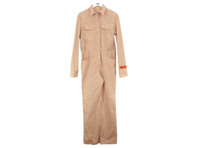 Heron Preston Mono de algodon Beige