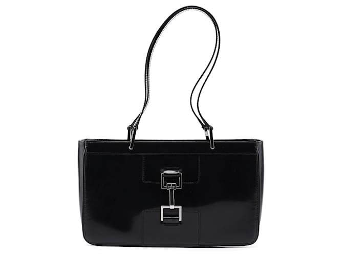 GUCCI Totes Patent leather Black Jackie  ref.1303109