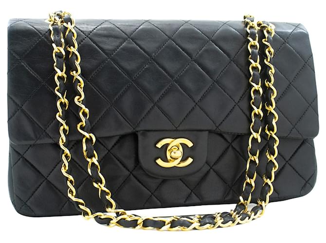 Timeless Chanel Classic Flap Black Leather  ref.1303160