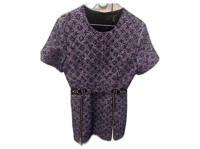 Kleid Louis Vuitton Monogramm Dunkelviolett
