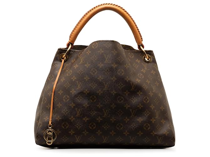 Louis Vuitton Brown Monogram Artsy MM Leather Cloth  ref.1303240