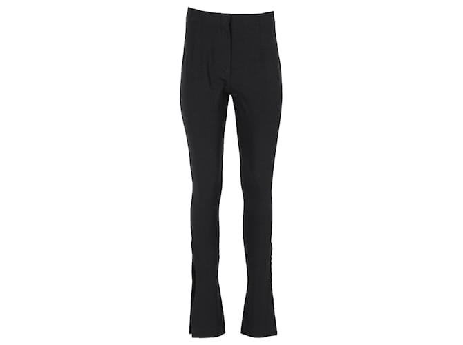 Jacquemus La Montagne Slim-Fit Trousers in Black Viscose Cellulose fibre  ref.1303326