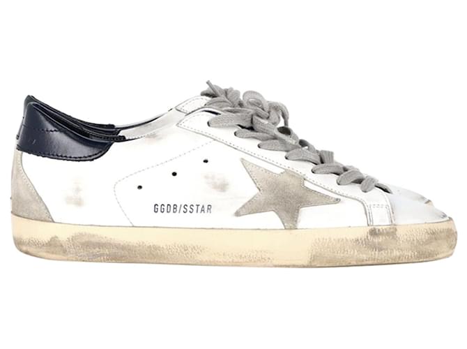 Golden Goose Superstar Low-Top Sneakers in White Leather  ref.1303335