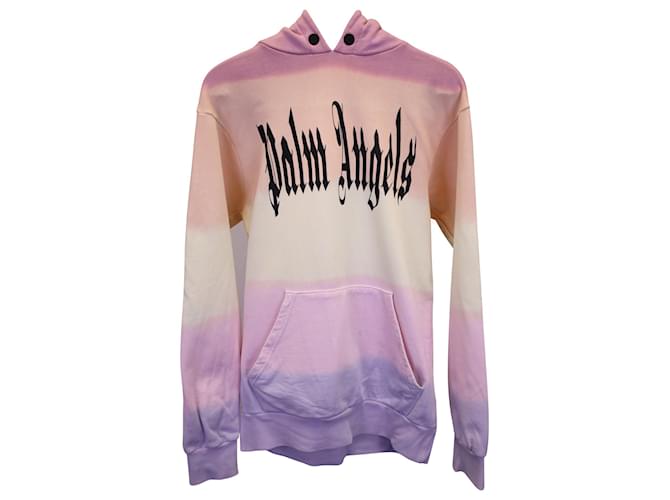 Palm Angels Logo Hoodie in Multicolor Cotton Multiple colors  ref.1303384
