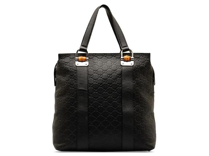 Guccissima Leather Bamboo Bar Vertical Tote 355773  ref.1303412
