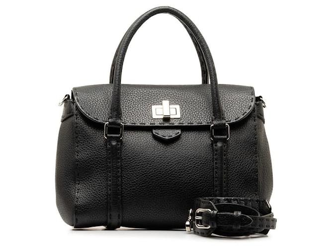 Fendi Selleria Small Franca Handbag 8BR679 Leather  ref.1303413