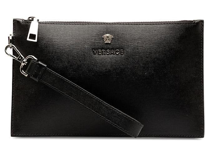Versace Leather Medusa Clutch Bag  ref.1303417