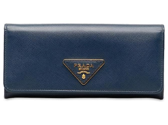 Prada Saffiano Leather Continental Wallet 1M1132  ref.1303422