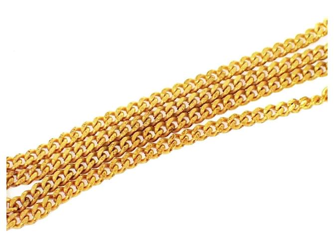 Chanel Dourado Banhado a ouro  ref.1303485
