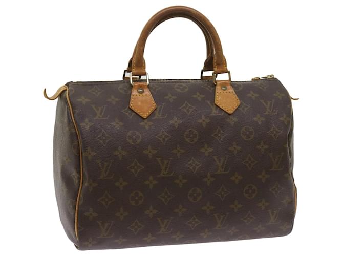 Louis Vuitton Monogram Speedy 30 Hand Bag M41526 LV Auth yk11215 Cloth  ref.1303493