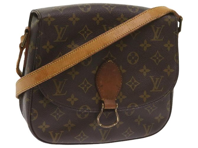 Saint-Cloud LOUIS VUITTON Monogram Saint Cloud GM bolsa de ombro M51242 LV Auth ai782 Monograma