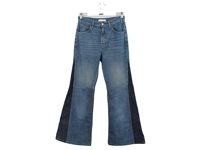 Chloé Cotton bootcut jeans Blue  ref.1303589