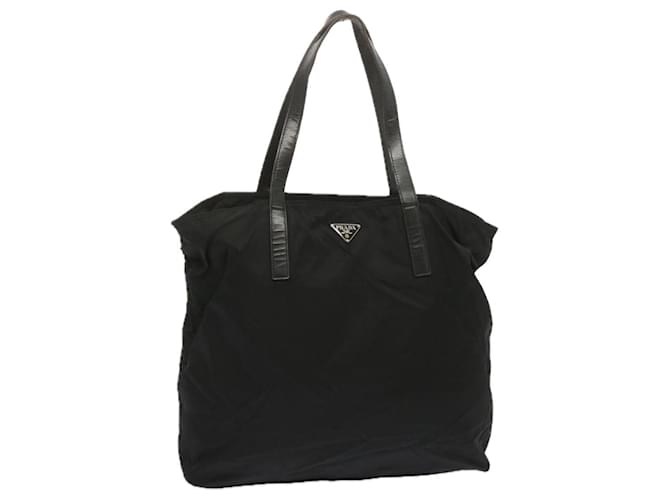 PRADA Hand Bag Nylon Black Auth bs11222  ref.1303611