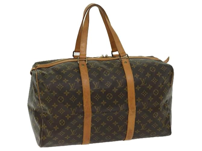 Louis Vuitton Monogram Sac Souple 45 Boston Bag M41624 LV Auth 67042 Cloth  ref.1303621