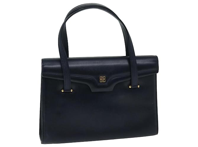 GIVENCHY Hand Bag Leather Navy Auth bs12582 Navy blue  ref.1303624