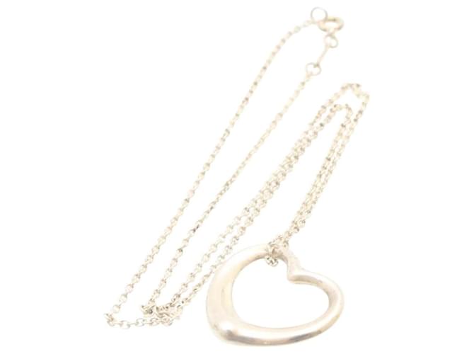 Tiffany & Co Open Heart Silvery Metal  ref.1303675