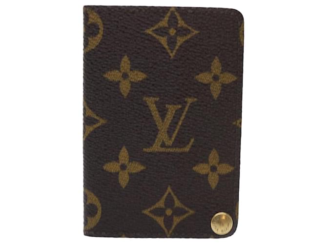 Louis Vuitton Porte photo Brown Cloth  ref.1303721