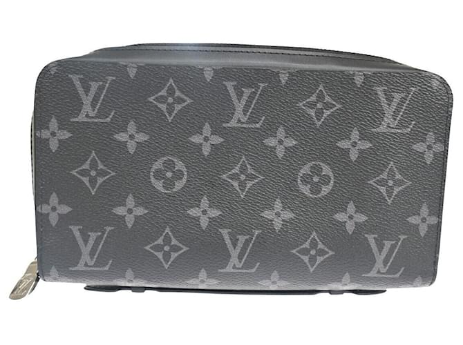 Louis Vuitton Zippy XL Schwarz Leder  ref.1303727